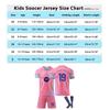 Kids Sports Gear Barcelona Yamal Football Jersey Set YSHT Polyester 160-170cm Pink