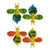 Animal Resin Mold Holographic Cute Bee Silicone Mold Rainbow-Light Effect Keychain Pendant Mold Epoxy Casting Craft