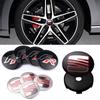 4 szt. 56/60 MM Styling Samochodowy Aluminiowe Nakładki na Środkowe Koła Naklejki Do FR Leon 5f 1p Ibiza 6l 6j Arosa Ateca Altea Cupra Exeo