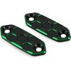 Motorcycle Rear View Mirror Hole Cap Block Off Base Plates Cover Decorative Compatible with Ninja 650 300 400 500 ZX-6R ZX-4RR ZX4R(Red)