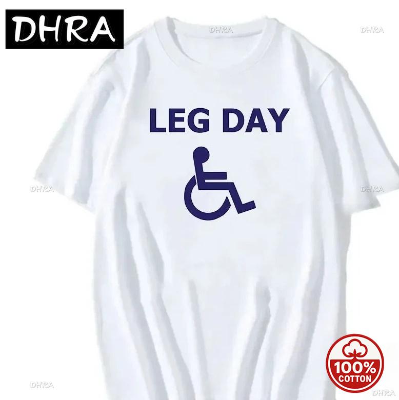 Novelty Leg Training Day Graphic Print Bodybuilder Tees Sarcastic Funny Fitness Gym Unisex Soft Tshirt Casual Loose Fashion Tee
