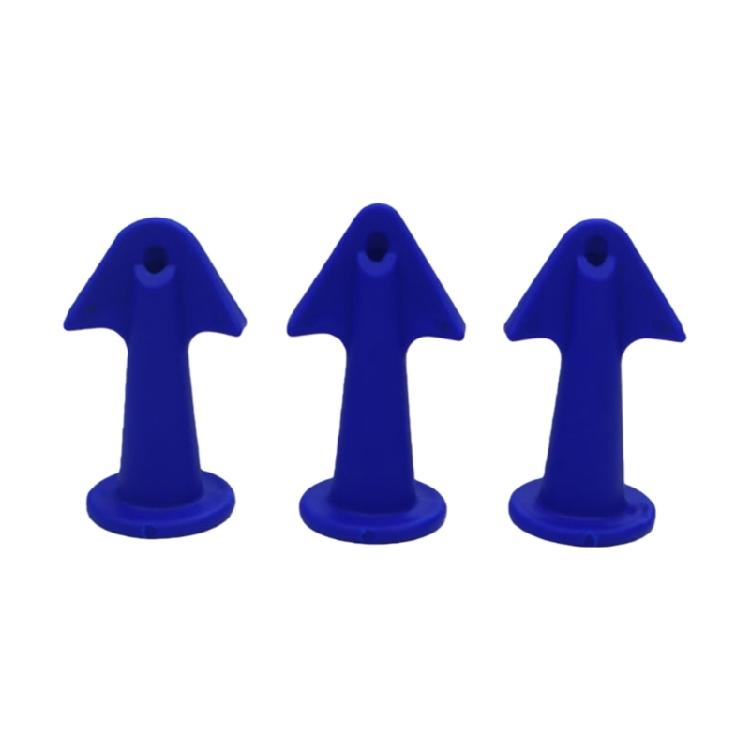 

3Pcs Plastic Silicone Tip Scraping Multiple Angle Scraping Remove Joint Home Caulking for Window Door Corner Accessories темно-синього кольору