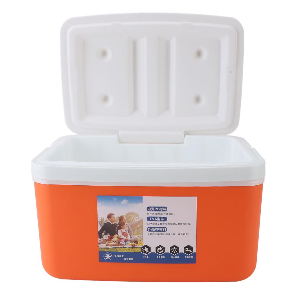 8L Isolierte Tragbare Kühlbox Effiziente Warm-Kalt-Isolierung Tragbare Harte Kühlbox Eisbox für