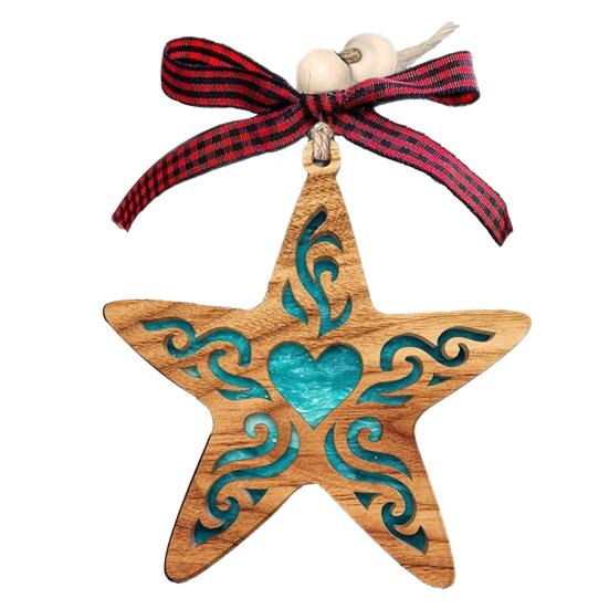 Sea Animal Coastal Christmas Ornaments The Kind of Starfish/Seahorse/Octopus Hanging Ornament with Card Positive Inspirational Energy Vibes Gifts for