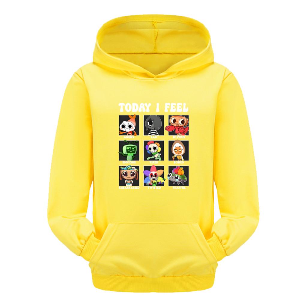 5405 Kinder Jungen Mädchen Dandy World Bedruckte Freizeit Kapuzenpullover mit langen Ärmeln