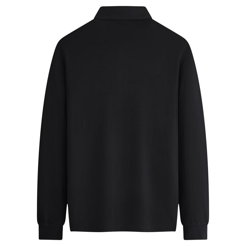 Men's 7A Antibacterial Thermal Long Sleeve Polo Shirt
