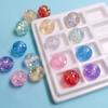 Acrylic 16mm Straight Hole Gradient Ball Colorful Beaded Pen Beads for DIY Mobile Phone Diy Pen Accessories