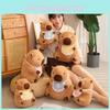 And Soft Cuddly Capybara Plush Doll Cozy Stuffed Animal Excellent Gift For Kids