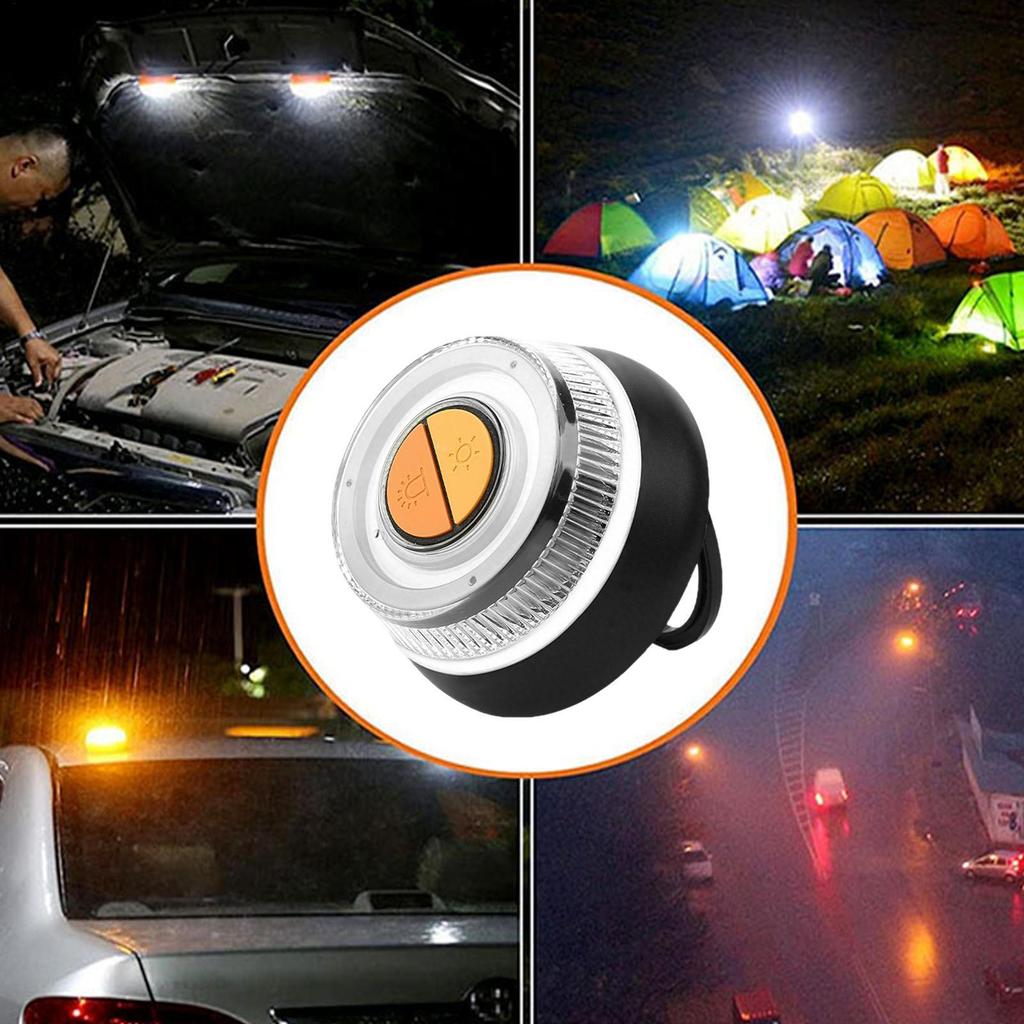 Feu de détresse pour voiture, rechargeable par USB, stroboscope à induction magnétique V16, lumière d'avertissement clignotante, aide au flash, lampe de signalisation de sécurité