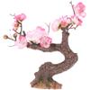 Plum Tree Ornament Artificial Decor for Desk Table Sand Table Micro Landscape Bonsai Sashimi Decoration Home Office