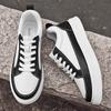 Fashion Fashion Genuine Leather Men Vulcanized Sheos New Leisure Walk Skateboard Footwear Sneakers Casual Athletic Shoes Tenis Masculino