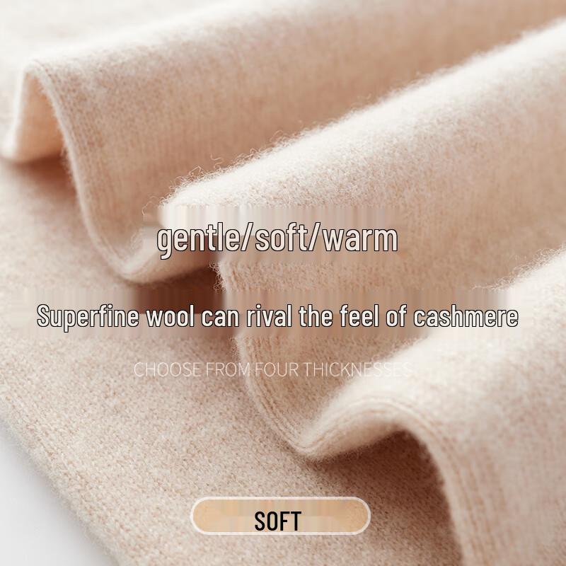 Mengyangwang Women's 100% Pure Wool Thermal Leggings