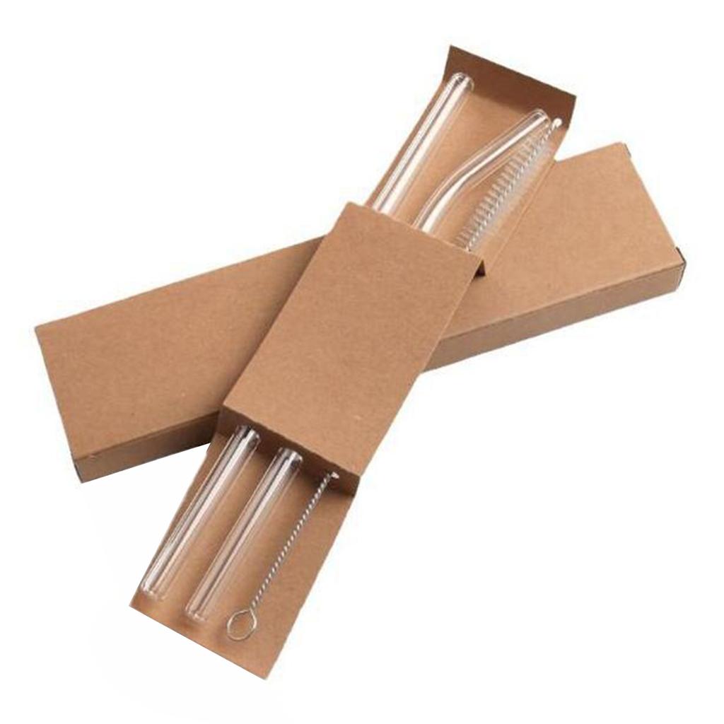 Universal Glass Straws Heat Resistant High Temperature Resistant Bubble Tea Straws For Professional Use In Cafes Bar