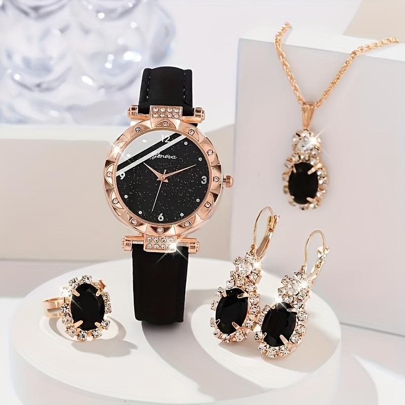 Ladies Watch Fashion Diamond Star Watch Temperament Frosted Quartz Watch