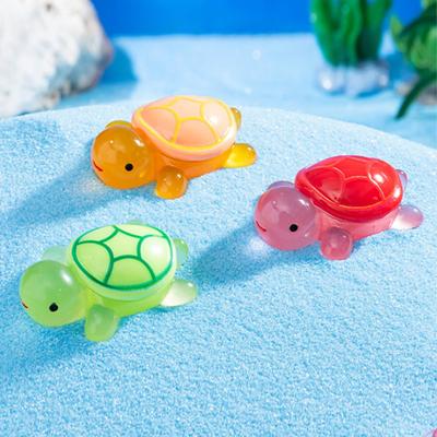 1Pcs Luminous Turtle Fairy Garden Micro Landscape Ornament Glowing In Dark Miniature Diy Flower Potted Decor