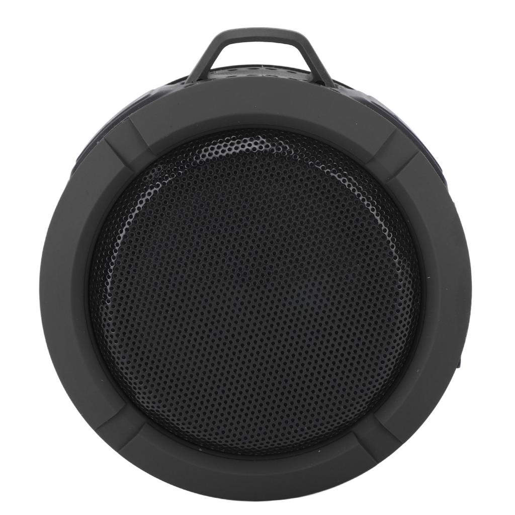 Suction Cup Bluetooth Speaker 3.7v 500mah IP65 Waterproof Portable Wireless Speaker for Bathroom Outdoor Black