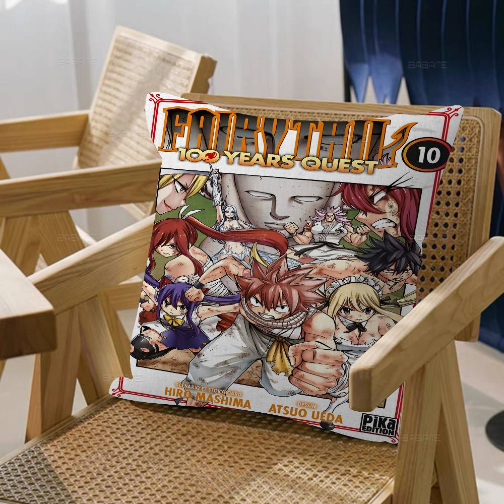 Аниме F-Fairy T-Tail Классический Кино Подушка Чехол для Подушки Наволочка Гостиная Диван Домашний Декор Индивидуальный 12x12Inch