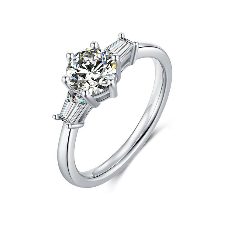 Redleaf Fashion Jewelry 18K 24K Gold Men Women Minimalist 925 Sterling Silver Ring Gold Plated Ring