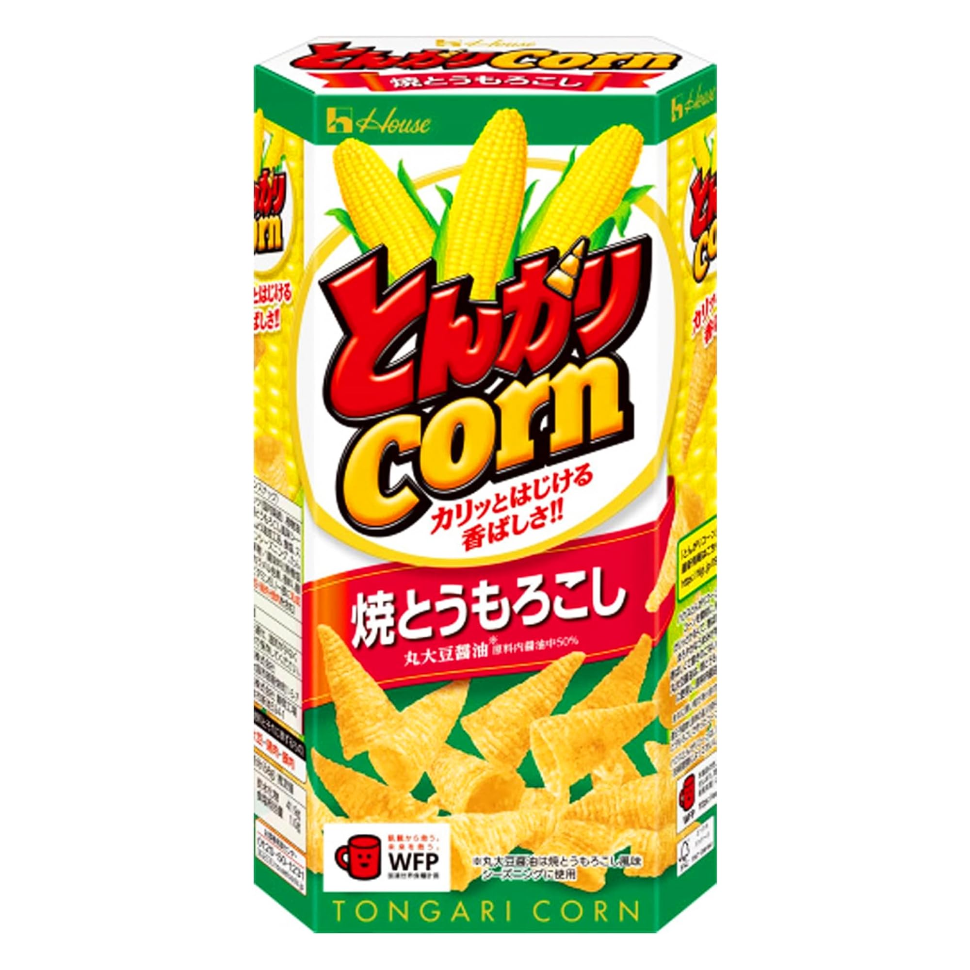 Tongari Corn Grilled 68g x 10 bags (House Foods) Corn,