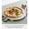 [Yamazaki] Dishwasher-Compatible Magnetic Antibacterial Cutting Board Round White, Approx. W30 x D28 x H2cm, Tower, Cutting Board, Easy to
