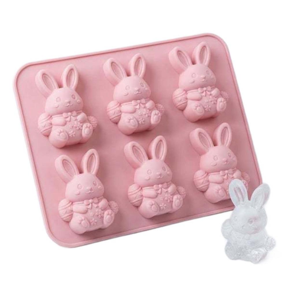 Easter Bunny Silicone Mold Easter Bunny Highland Cattle Silicone Mold