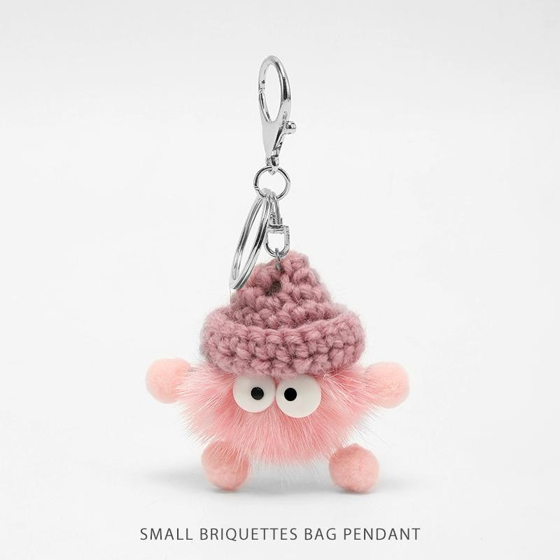 

Мастерская мастерства, новогодний подарок, маленькая сумка с угольным шариком, кулон, книжная сумка, милая уродливая вещь, кукла, кулон, брелок