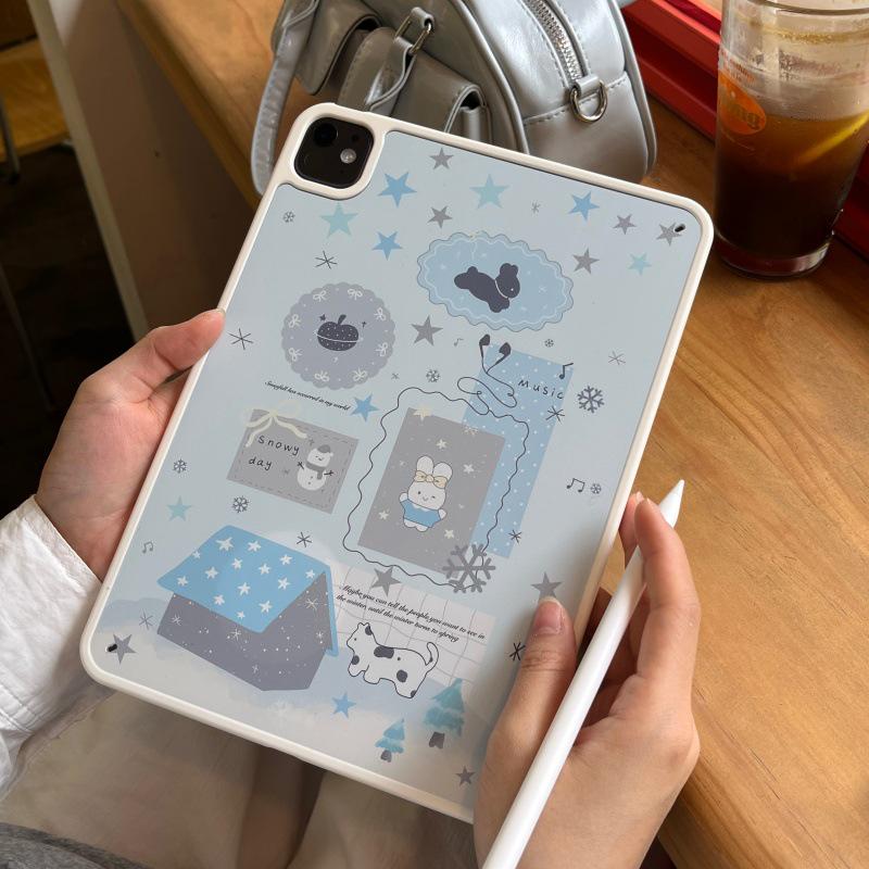

Off-White Star House Cat Sticker for iPad Pro (2025/2021) iPad mini 6/7 (8.3-inch)