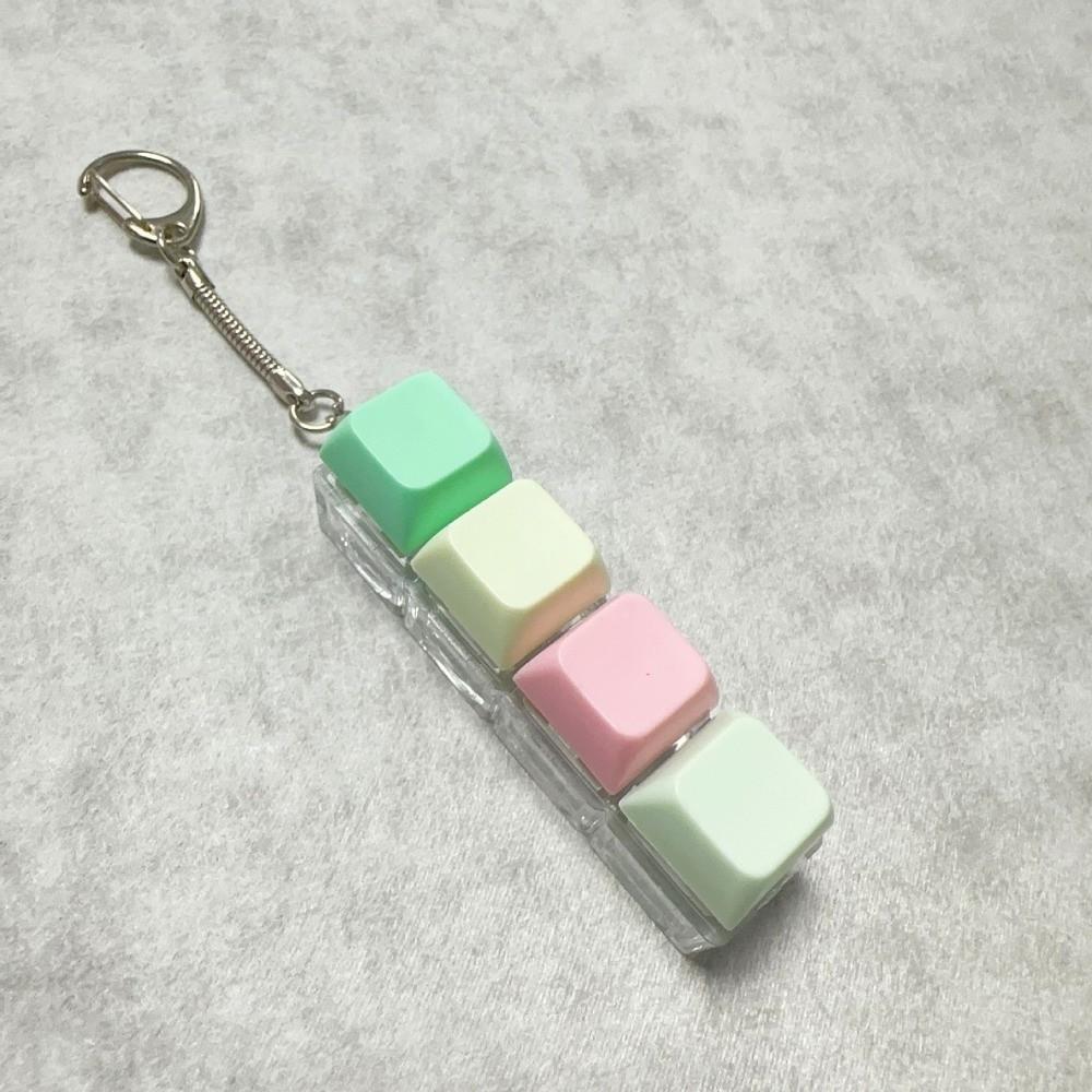 Key Button Finger Keyboard 2/3/6/9 Keys Clicker Toy New Fidget Keychain  Adult
