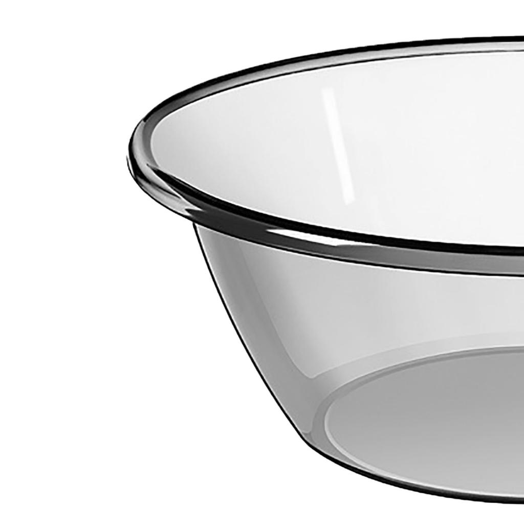 Wash Basin Transparent Round Washing Basin Kids Bath Basin Household Laundry Basin Face Cleansing