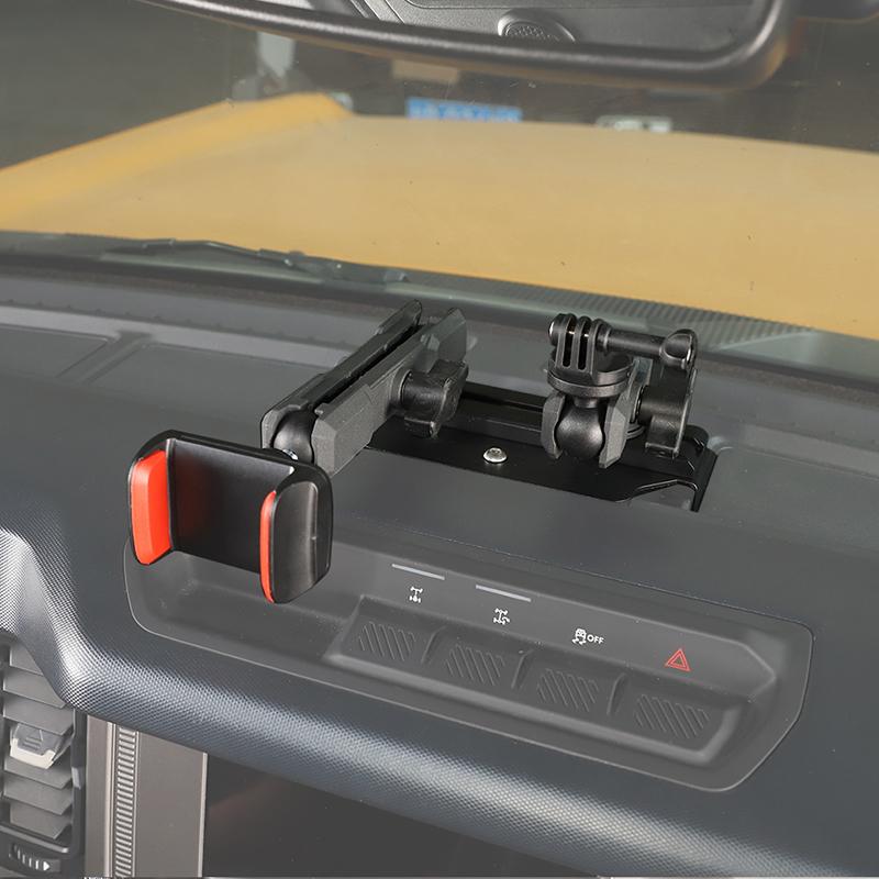 Car Center Console Slide Rail Expansion Phone Holder Bracket GPS Bracket  Fit For Ford Bronco 2021 Up Car Interior Accessories