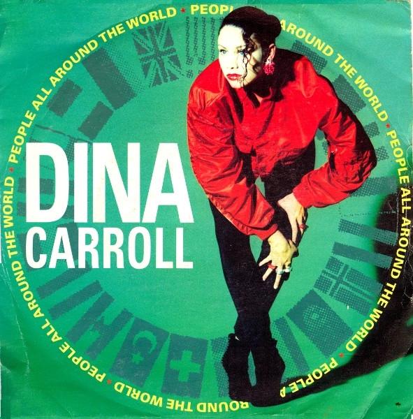 

7-дюймовая пластинка DINA CARROLL People All Around The World JIVE213 Jive 1989 UK Танцевальная Электроника Б/у