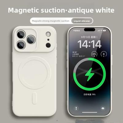 Liquid Silicone Magnetic Magsafe Case For iPhone 17 Air 16 15 14 13 12 11 Pro Max Plus 13 Mini Wireless Charge Shockproof Cover