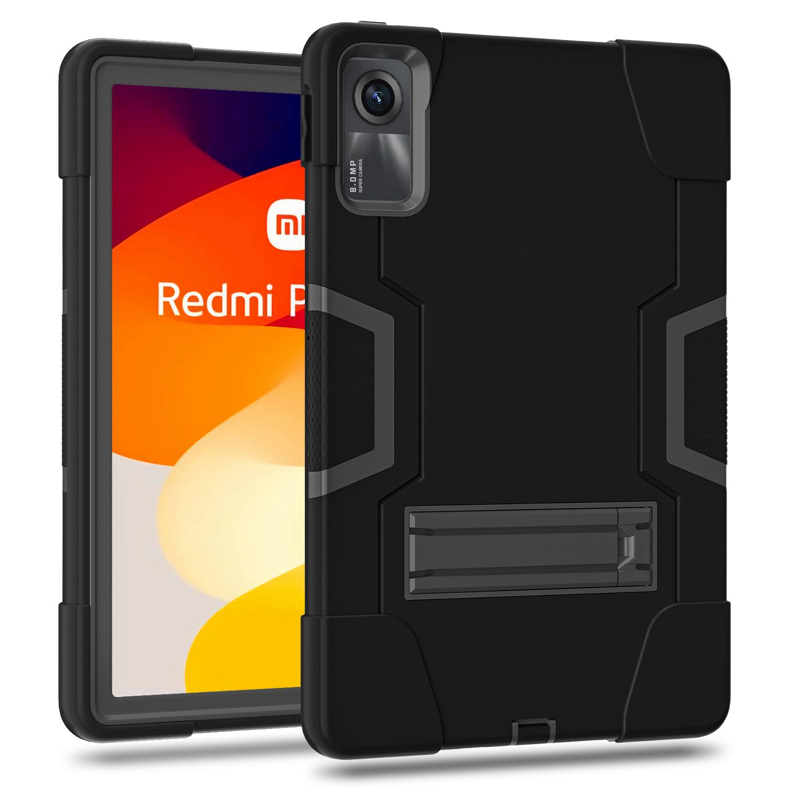 

For Redmi Pad SE 11 2023 Tablet Cover Armor Case for Xiaomi Redmi Pad SE 2023 Armor Case Safe PC Silicon Hybrid Stand Redmi Pad SE 11 2023 чёрный