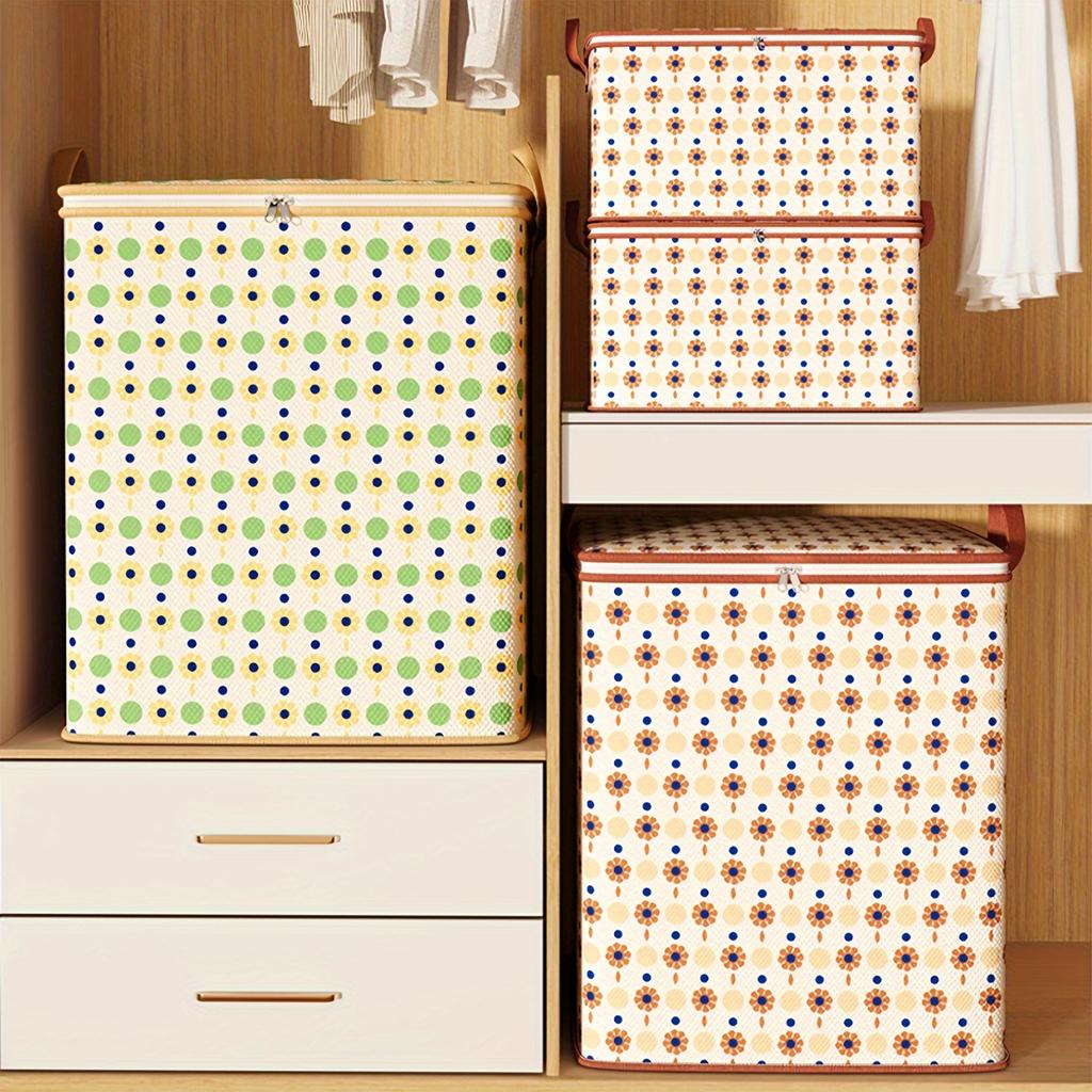 One Small Flower Polka Dot Jumbo, Extra Large Clothes Storage Bag, Foldable Super Large Quilt Bag, Suitable for Toys, Clothes, and Quilts