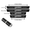 AAANG1 New Carbon Fiber Car Door Sill Sticker Threshold Side Anti Scratch Sticker For Ford F150 Logo Waterproof Decal Car Accessories
