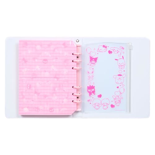 Sanrio (SANRIO) L-Size Photo Pocket Album (Enjoy Idol) Sanrio Characters PVC, Approx. 18cm W x 3.3cm D x 22cm H, 6-Hole Type, 12 Sheets (48 Pockets),