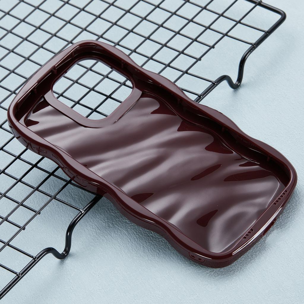 WT Series for iPhone 14 Pro Max Case Wave Frame Anti-Scratch TPU+PC Phone Cover