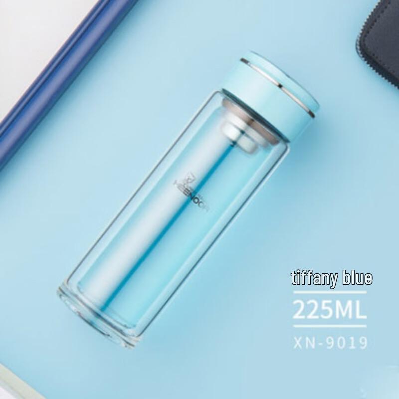 Zhi Shi Double-Layer Glass Tea Cup with Lid