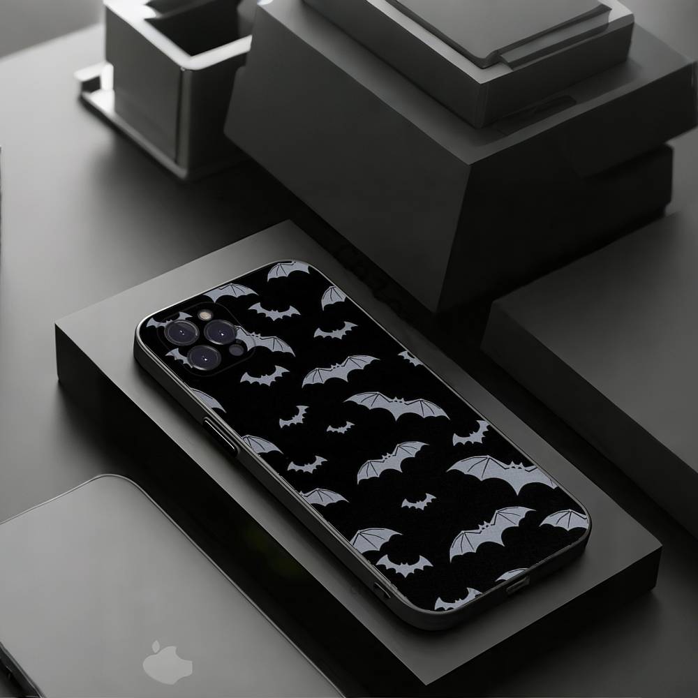 Goth Vampire Bat Gothic Phone Case For iPhone 17 16 15 14 13 12 11 Pro Xs Max Mini Plus Antislip Shockproof Hard