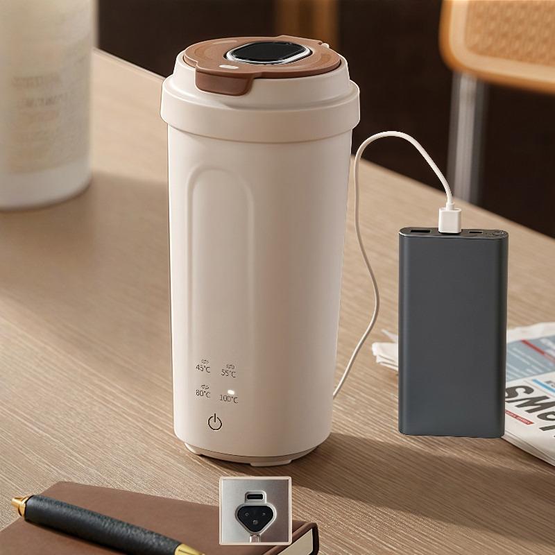 

450ML Home Office Dormitory Camping Boiling Water Heater Portable Electric Kettle Foldable Multifunction Stainless Steel Cup