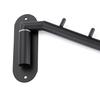 Sumnacon Folding Clothes Wall Stainless Adjustable Suitable for and Black of Wall-Mounted Rack, Hanger, 5-Hook, Steel, 180-Degree Angle, Space-Saving,