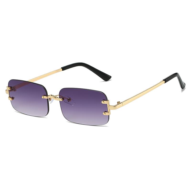 Retro Rimless Sunglasses Women Fashion Brand Sun Glasses Men Vintage Luxury Driving Sunglasses Outdoor Lady UV400 Eyewear