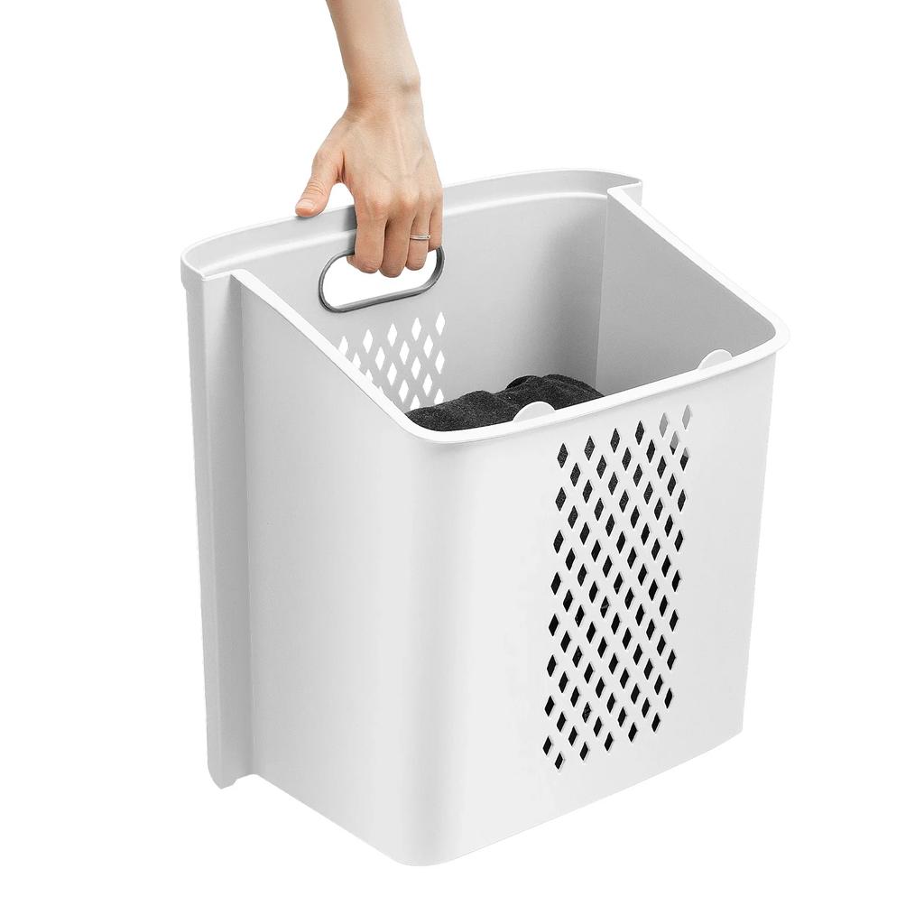 2-Tier Modern Rolling Laundry Hampers, Space-Saving Removable Clothes Hamper Organizer, for Bedroom, Laundry Room, Bathroom