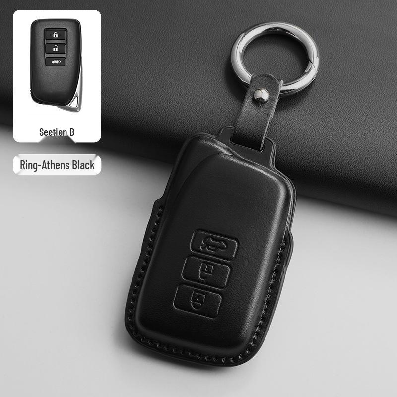 Handmade Natural Leather Key Holder for Lexus Women