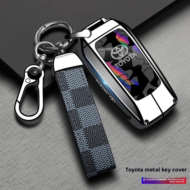 Car Remote Key Case Cover Shell For Toyota Corolla Prius Camry CHR C-HR RAV4 Altis Land Cruiser Prado Protector Keyless