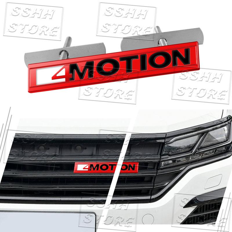 AABIN1 3D Metal 4Motion Car Front Grill Trunk Emblem Badge Sticker For Volkswagen VW Golf 5 MK4 MK6 MK7 Fiesta Focus 2 3 Decor