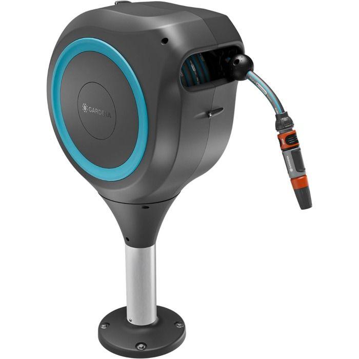 Automatic Hose Reel for Terrace - GARDENA - RollUp S - Blue - Length 15 M - Hose 13 Mm