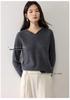 Lekasha Women's Cashmere Wool Seamless Knit Hoodie - Autumn/Winter Base Layer