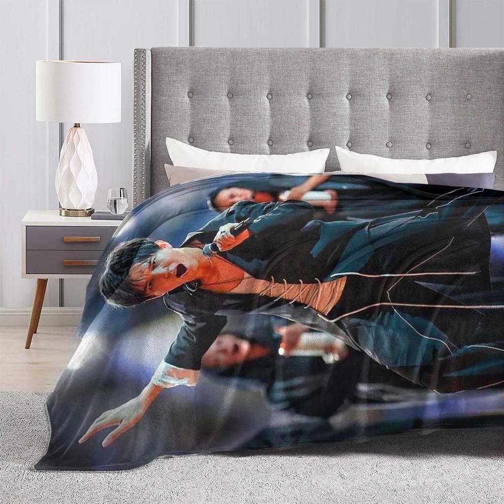 My Favorite Dimash Dear Dears Warm Soft Blankets Plush Bedding Throws Fluffy Home Decor Flannel Bedspread Sofa Bed Cover