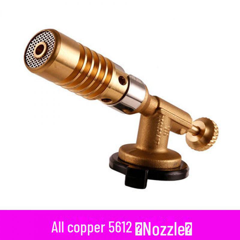 

Медный пистолет-распылитель с насадкой-воспламенителем для выпечки, прочный и эффективный инструмент для выжигания волос. 5612 refined copper durable model [sprinkler]